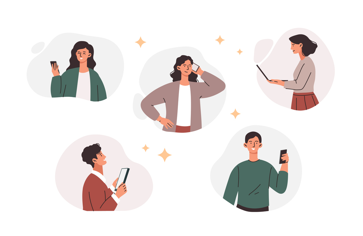 simple illustrations of people