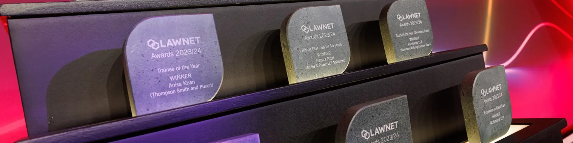 a line of LawNet awards